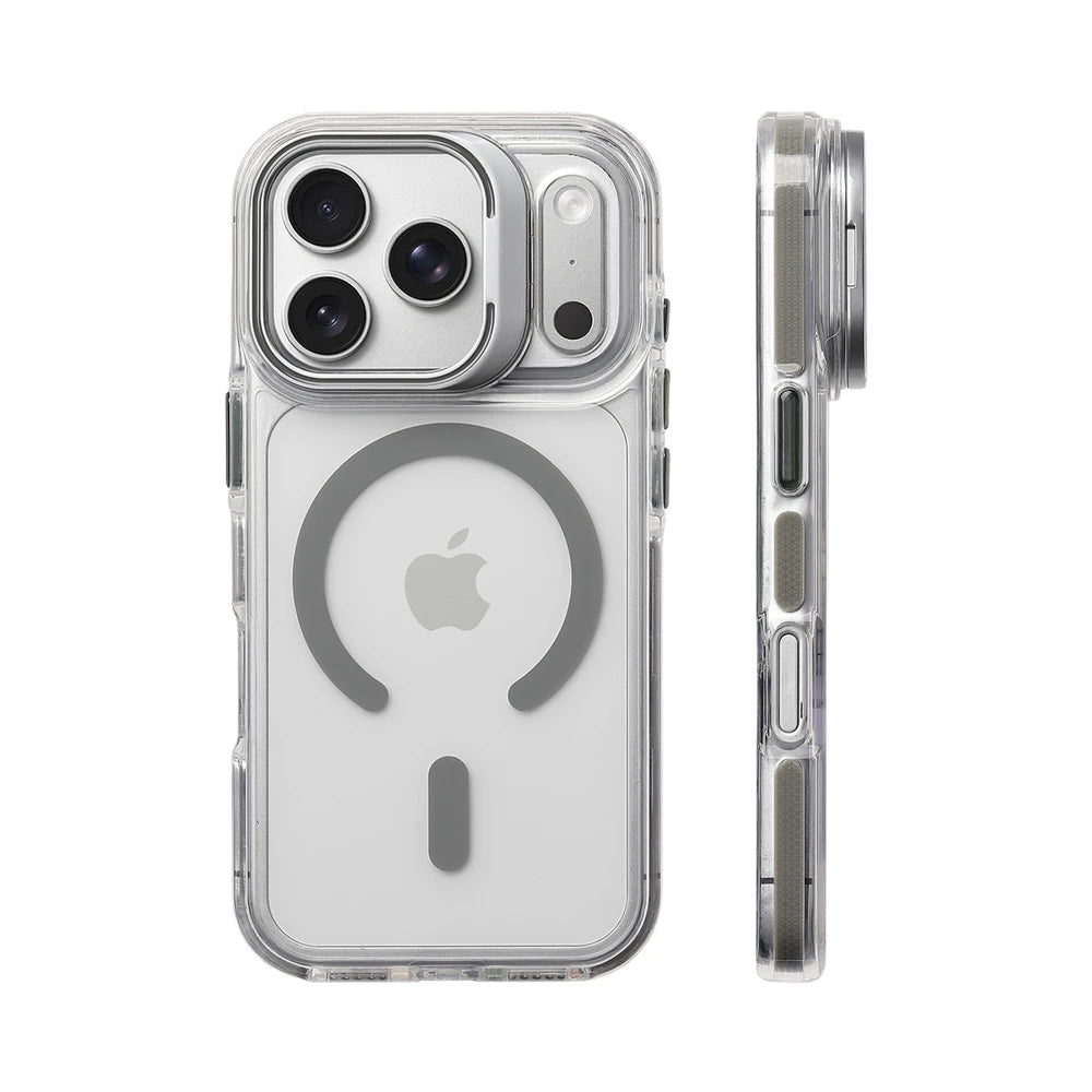 Magnetic Shockproof Clear Stand Case - iPhone 18 Series Accessories In USA