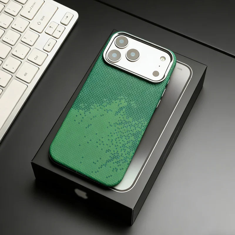 Luxury Carbon Fiber Pattern Magnetic For Magsafe Case For iPhone 17 Air 16 15 14 13 12 Pro Max Wireless Charge Shockproof Cover