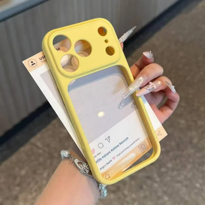 Minimalist Instantly Transform Into 17ProMax Series Phone Case For iPhone 17 Air 16 15 14 13 12 11 Pro Max Plus Shockproof Cover