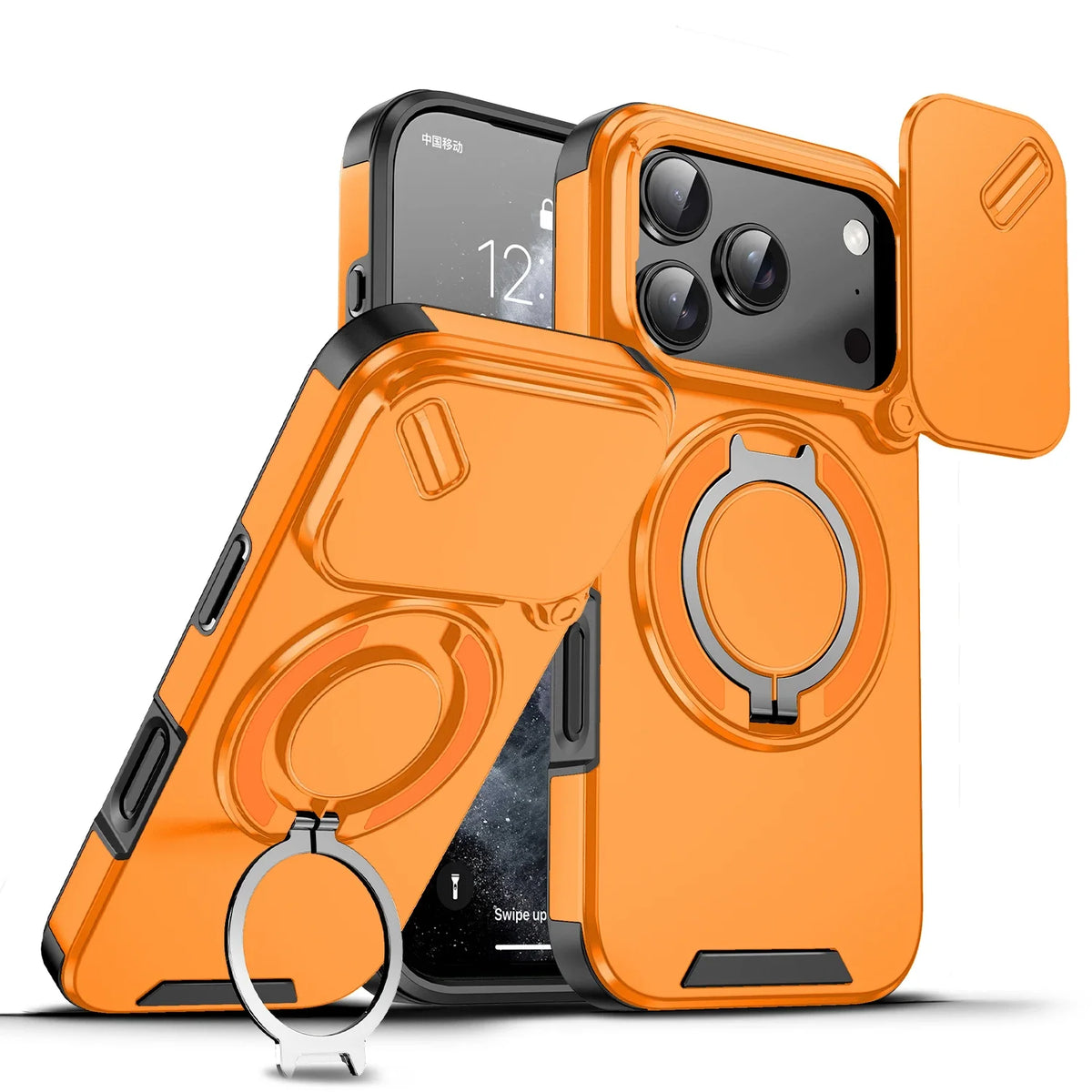 Armor Ring Magnetic Stand Case - iPhone 18 Series Accessories In USA
