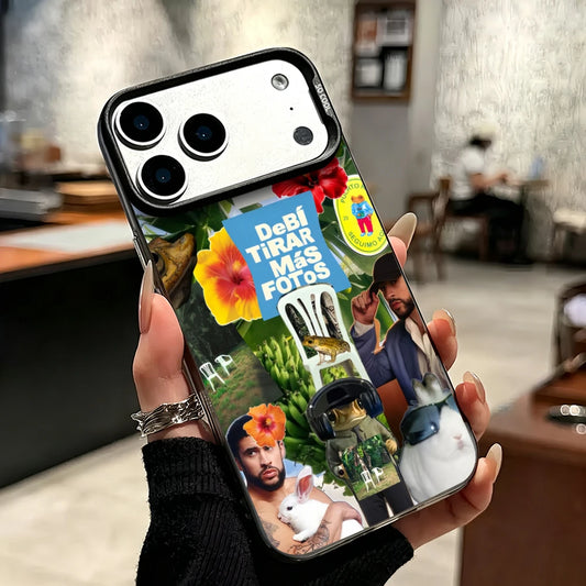 Bad Singer B-Bunny Debi Tirar Mas Fotos-DTMF For iPhone 12 11 13 14 15 16 17 Max Pro Plus Protective IMD Color Cover Case