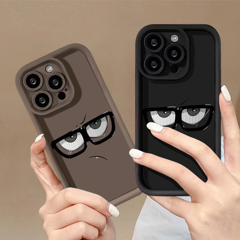 Compatible with Apple iPhone 17 Pro Protective Case, Shockproof Anti-Drop Design with Novelty Funny Pattern Slim Phone Cover