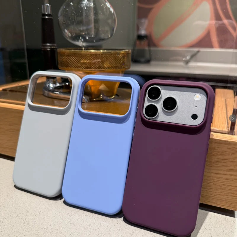 Liquid Silicone Flocking Lining Case - iPhone 18 Series Accessories In USA