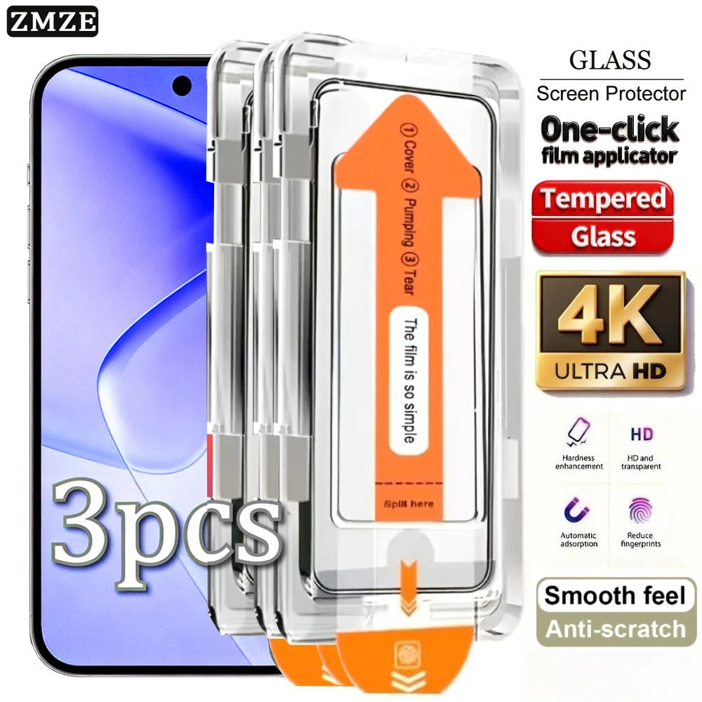 High-Definition Tempered Glass for Xiaomi 13/14/15Pro/Ultra/13T/14T/Pro/17/17 Pro/Pro Max Series Anti-Scratch, Ultra-Thin Design