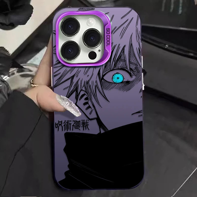 Toji Satoru Gojo Cool Hard Phone Case for IPhone 17 16 15 14 13 12 11 Pro Max Plus 17 Air 16E X XR XS Max Shockproof Back Cover