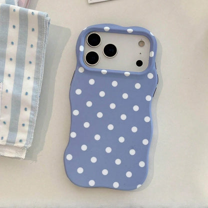 Polka Dots, Wave Resistant Phone Case, Compatible with IPhone 11/12/13/14/15/16/17 Pro Max/17Pro Series, Summer Phone Case.