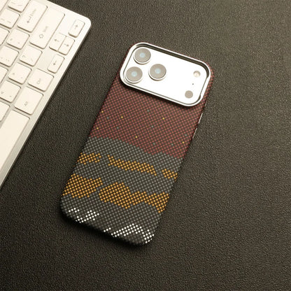 Luxury Carbon Fiber Pattern Magnetic For Magsafe Case For iPhone 17 Air 16 15 14 13 12 Pro Max Wireless Charge Shockproof Cover