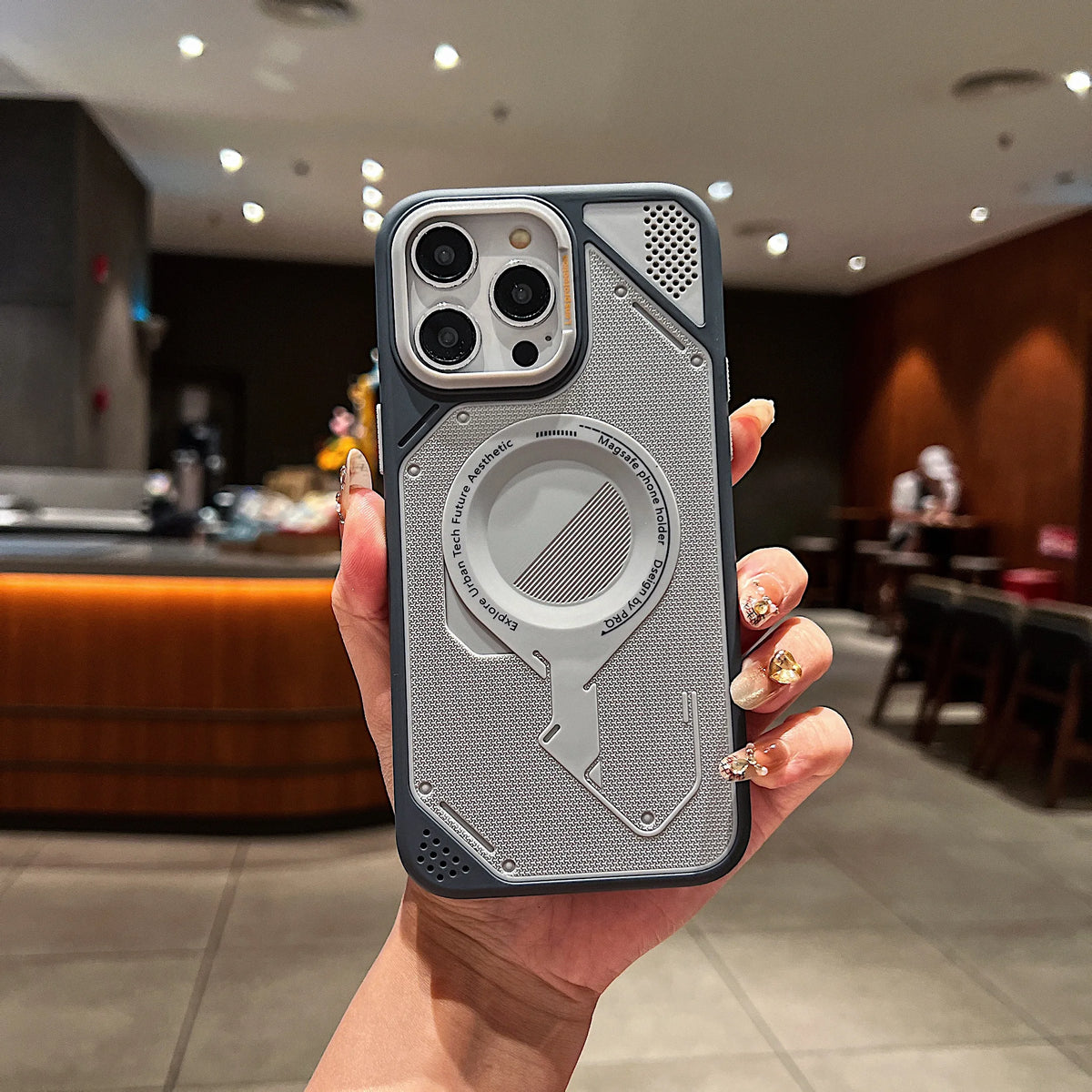 Mecha Style MagSafe Simple Case - iPhone 18 Series Accessories In USA
