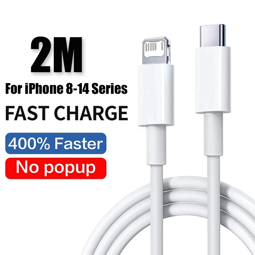 For iPhone 40W PD Phone Charger For iPhone 11 12 13 14 15 16 Pro Max 16 Plus USB C Data Line Fast Charging Type C Cable Charger