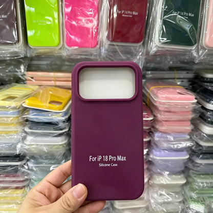 Liquid Silicone Flocking Lining Case - iPhone 18 Series Accessories In USA