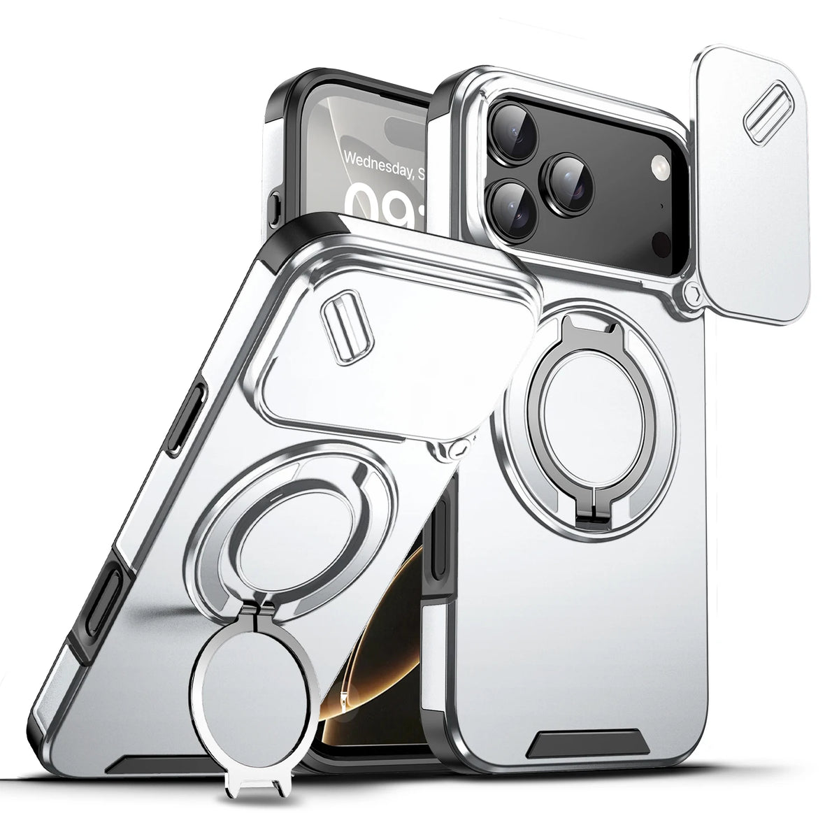 Armor Ring Magnetic Stand Case - iPhone 18 Series Accessories In USA