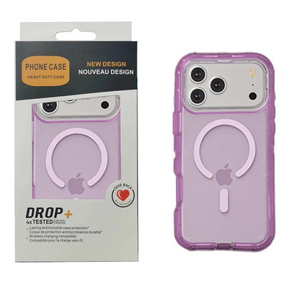 3-in-1 Military Armor Magnetic Case - iPhone 18 Series Accessories In USA