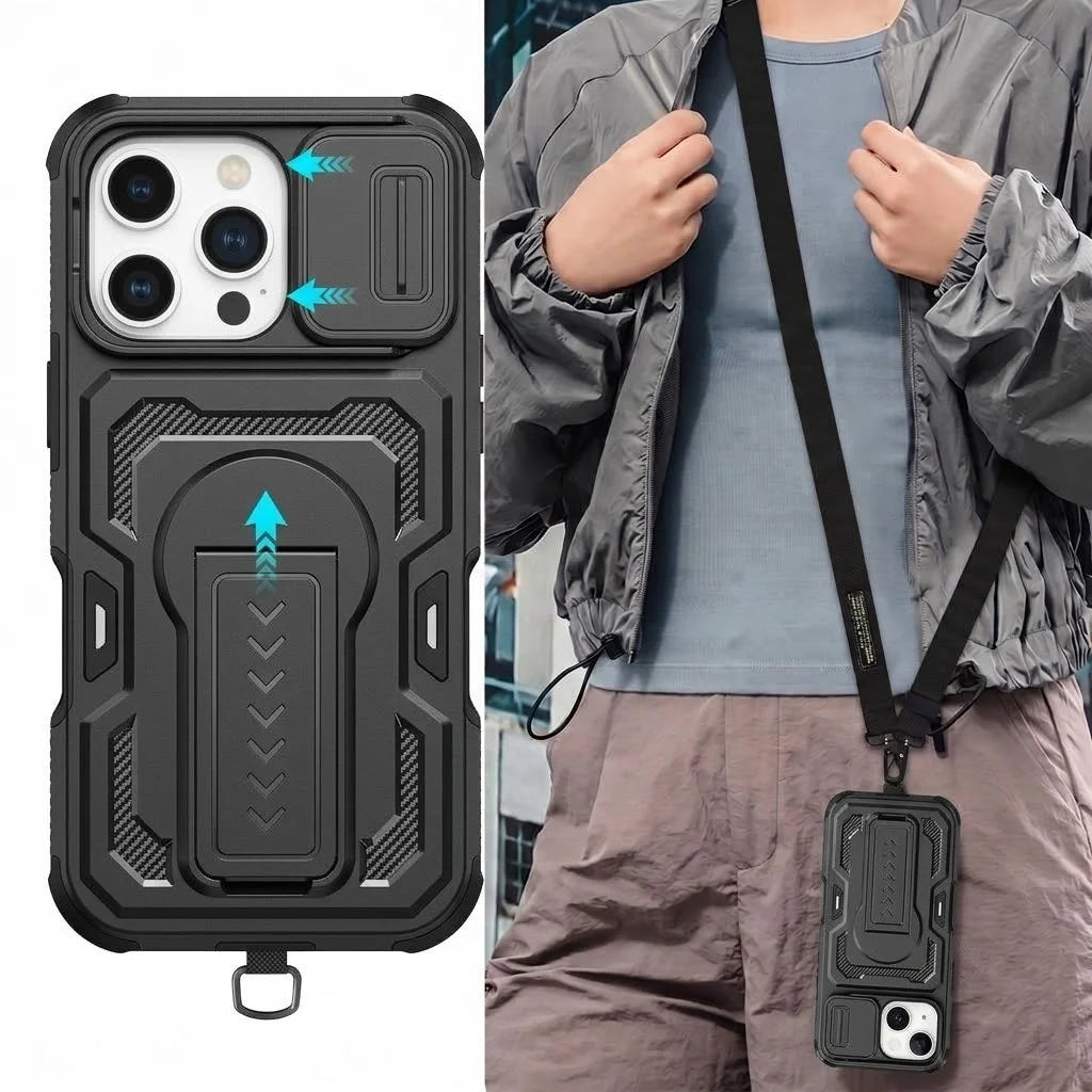 Sports Lanyard Military Phone Case - iPhone 18 Series Accessories In USA