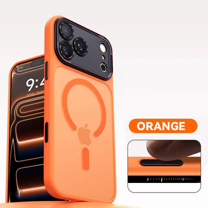 Luxury Magnetic Camera Bumper Protection Case For iPhone 17 16 15 14 Pro Max Wireless Charging Shockproof Hard Matte Clear Cover