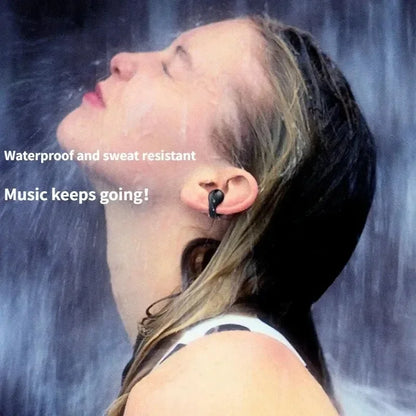 T75 Sport Bone-Conduction Bluetooth 5.3 Earphones HiFi Sound Wireless Headphones Earclip Waterproof Open Ear Headset Earring