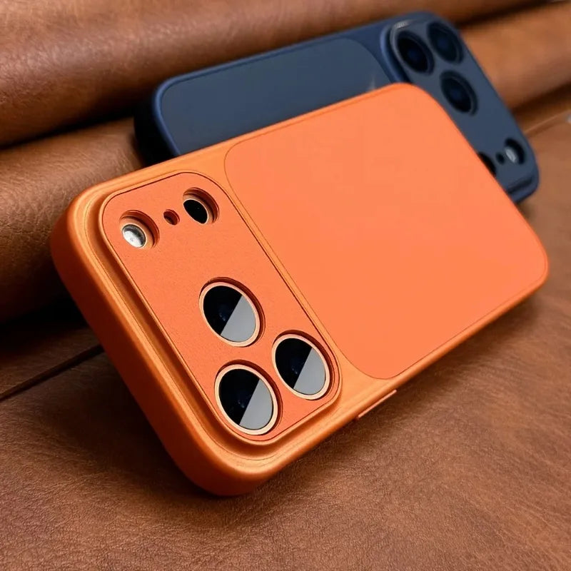Luxury Plating Leather Texture Case - iPhone 18 Series Accessories In USA