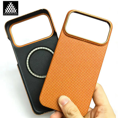 Real Aramid Kevlar Fiber MagSafe Case - iPhone 18 Series Accessories In USA