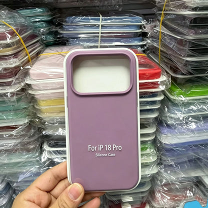 Liquid Silicone Flocking Lining Case - iPhone 18 Series Accessories In USA