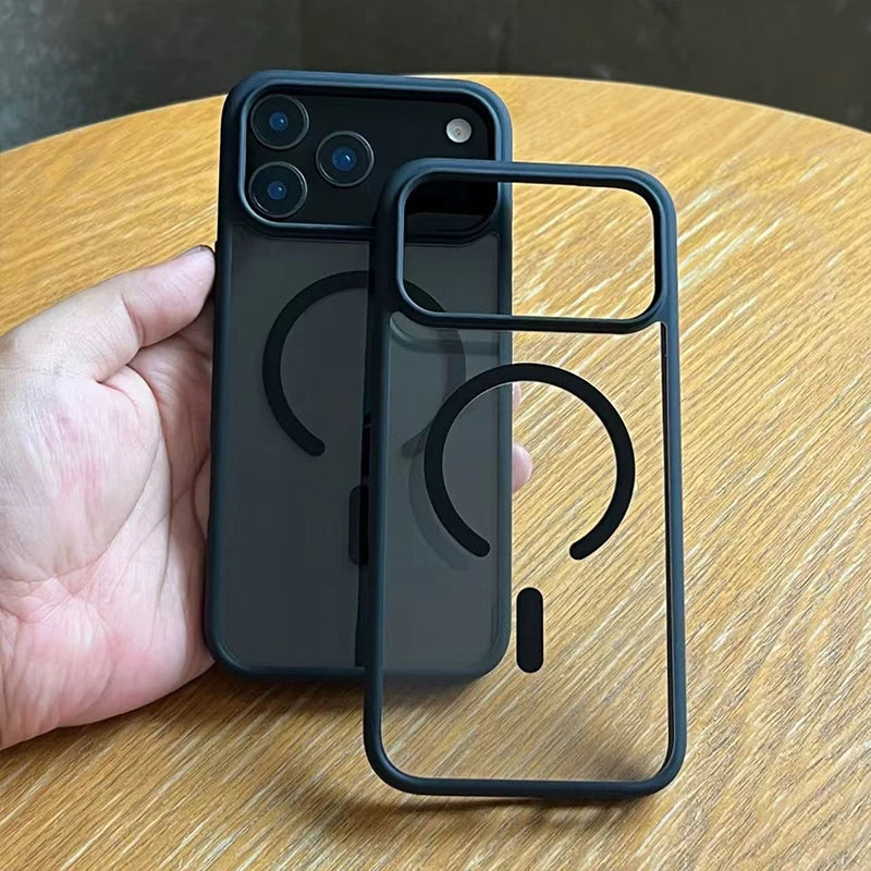 Transparent Acrylic Wireless Charge Case - iPhone 18 Series Accessories In USA
