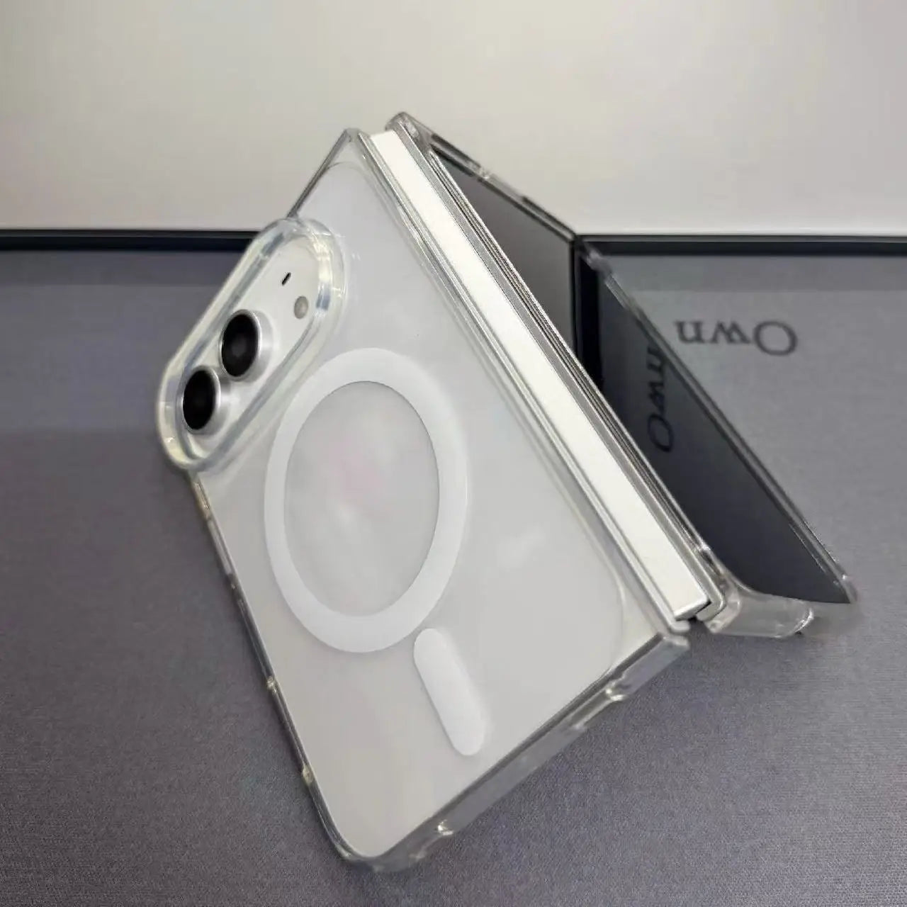 Original For Transparent Magnetic Phone Case for iPhone Ultra 18 Fold 18 Fold Ultra 18 Fold Shockproof Hard Back Cover