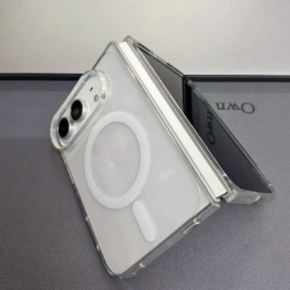 Original For Transparent Magnetic Phone Case for iPhone Ultra 18 Fold 18 Fold Ultra 18 Fold Shockproof Hard Back Cover