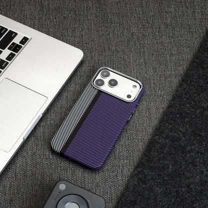Luxury Carbon Fiber Pattern Magnetic For Magsafe Case For iPhone 17 Air 16 15 14 13 12 Pro Max Wireless Charge Shockproof Cover