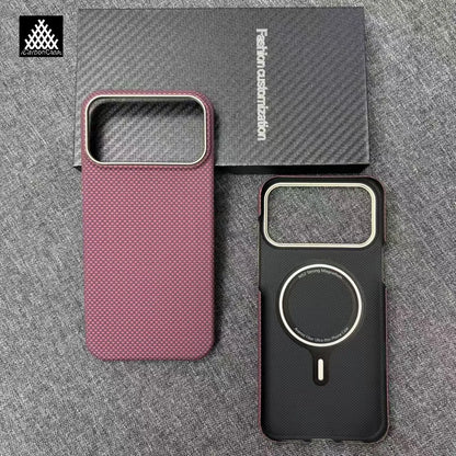 Real Aramid Kevlar Fiber MagSafe Case - iPhone 18 Series Accessories In USA