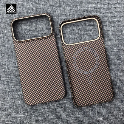 Real Aramid Kevlar Fiber MagSafe Case - iPhone 18 Series Accessories In USA