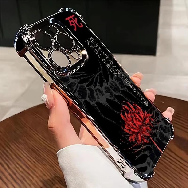 Tokyo Anime Ghoul Phone Case for iPhone 17 17Air 16, 15, 14, 13, 12, 11 Pro Max, X, XR, XS Max, 8, 7 Plus