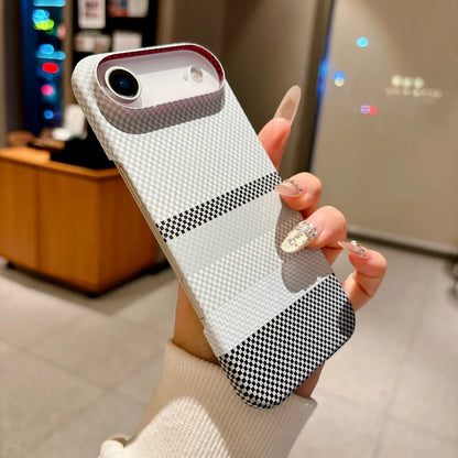 Luxury Carbon Fiber Kevlar PC Ultra-Thin Case For iPhone Air 17 16 15 14 13 Pro Max For Magsafe Magnetic Frameless Phone Cover