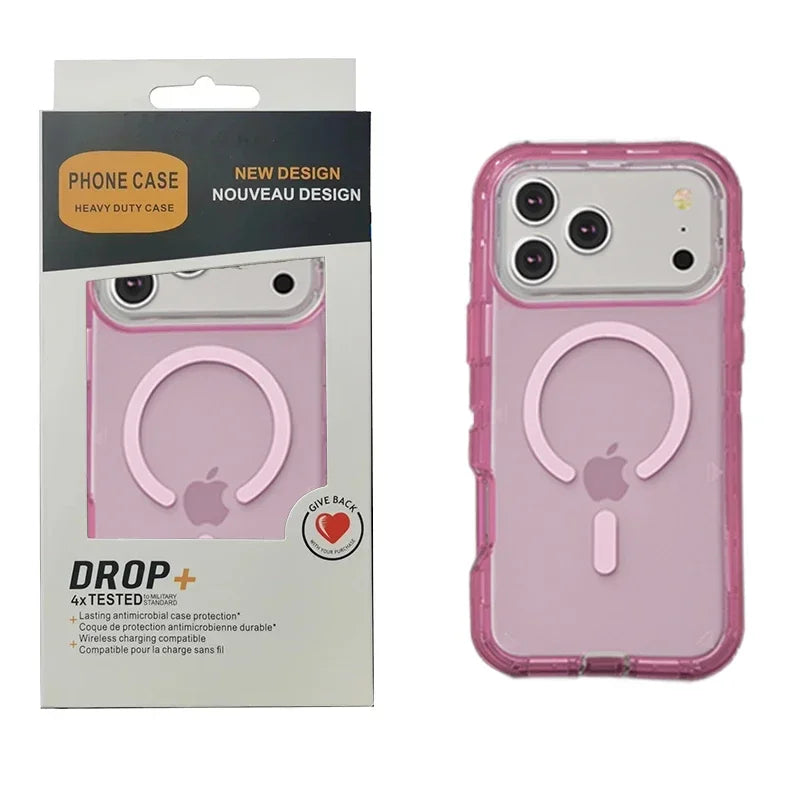 3-in-1 Military Armor Magnetic Case - iPhone 18 Series Accessories In USA
