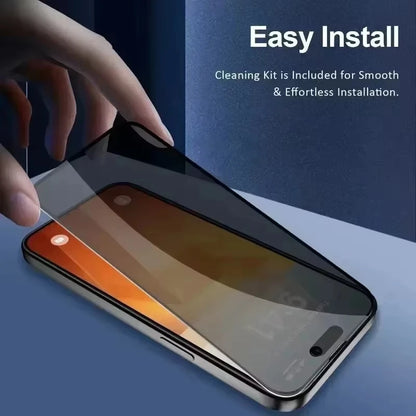 1-5pcs Anti-Spy Tempered Glass For Samsung Galaxy