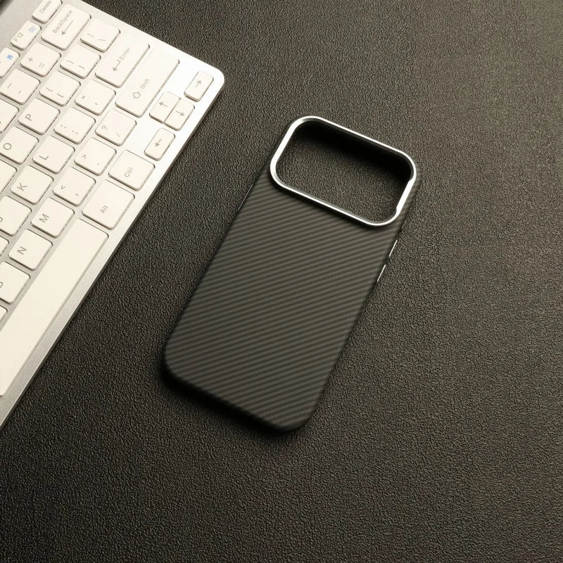 Luxury Carbon Fiber Pattern Magnetic For Magsafe Case For iPhone 17 Air 16 15 14 13 12 Pro Max Wireless Charge Shockproof Cover