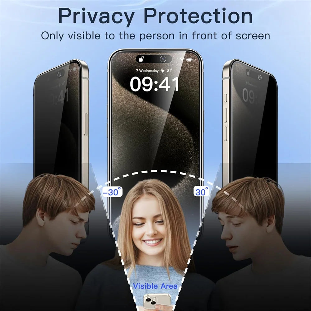 Anti-Spy Glass For iPhone 18 Pro Max Privacy Screen Protector in USA