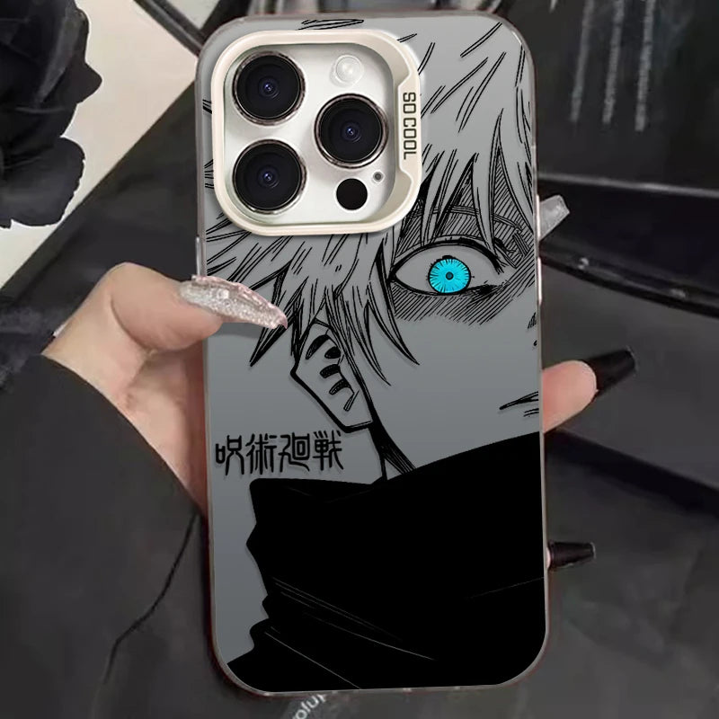 Toji Satoru Gojo Cool Hard Phone Case for IPhone 17 16 15 14 13 12 11 Pro Max Plus 17 Air 16E X XR XS Max Shockproof Back Cover