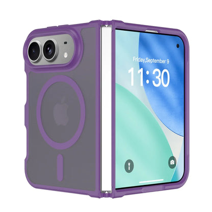 For iPhone 18 Fold Matte Magnetic Case, Compatible with MagSafe Drop Protection Translucent Cover For iPhone 18 Ultra