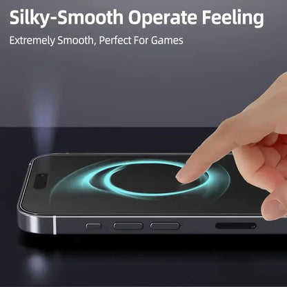 3Pcs Oleophobic Coating Dust Free Easy Installation Matte Screen Protector For iPhone 16 14 13 12 11 15 17 Pro Max XS X XR Glass