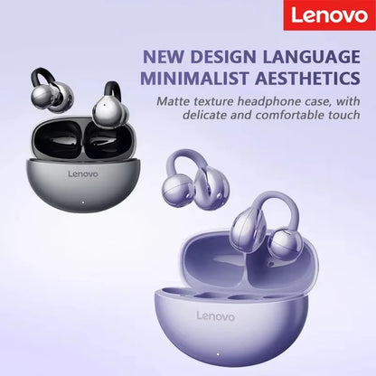Lenovo TA410 Bluetooth Earbuds Wireless Headphones Ear Clip TWS Earphones Noise Cancelling Sports Gaming Headset for Android iOS