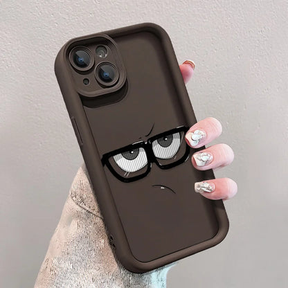 Compatible with Apple iPhone 17 Pro Protective Case, Shockproof Anti-Drop Design with Novelty Funny Pattern Slim Phone Cover