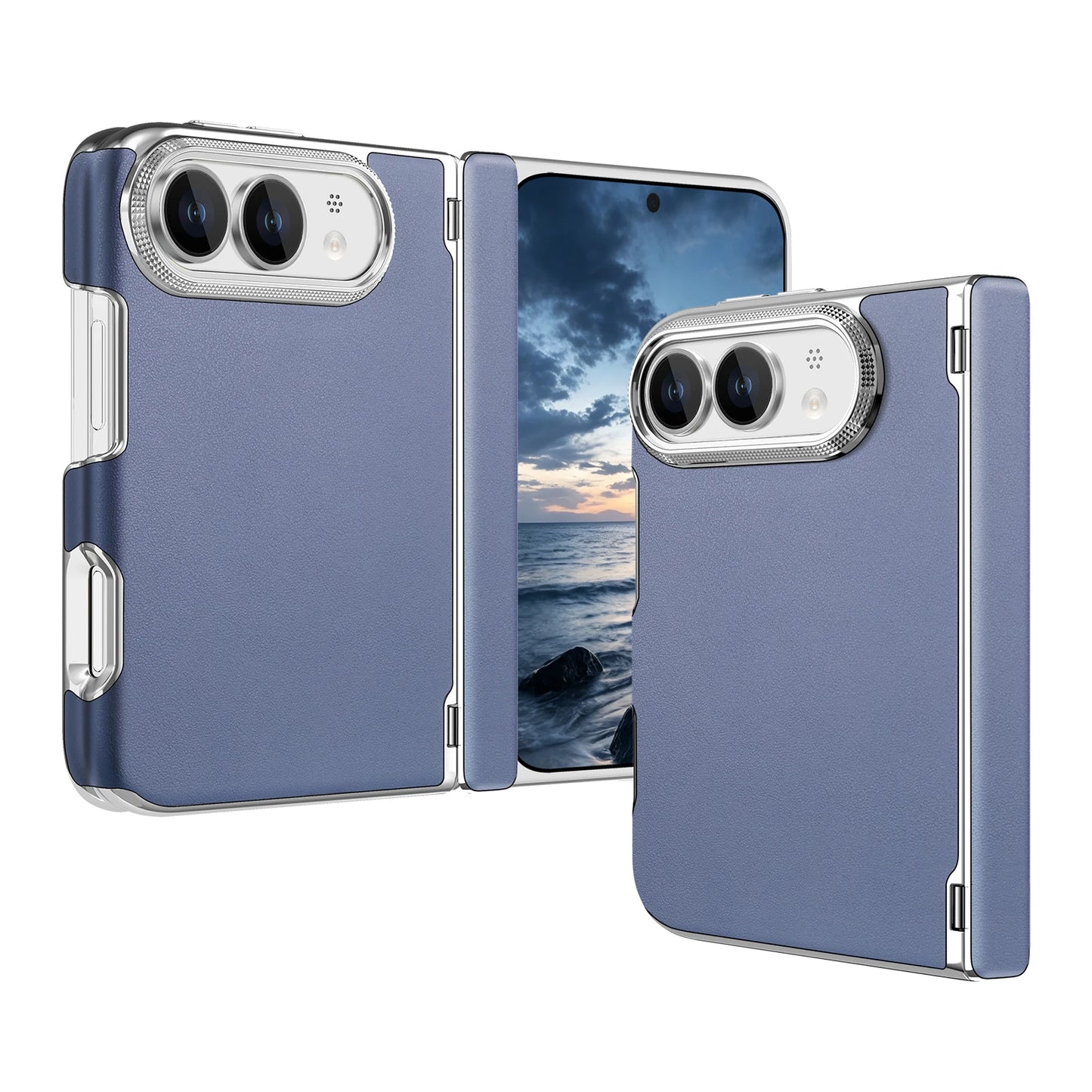 For iPhone Ultra 18 Fold Case Luxury Leather Matte Magnetic Wireless Charging Shockproof Protection Hard Back Cover Accessories