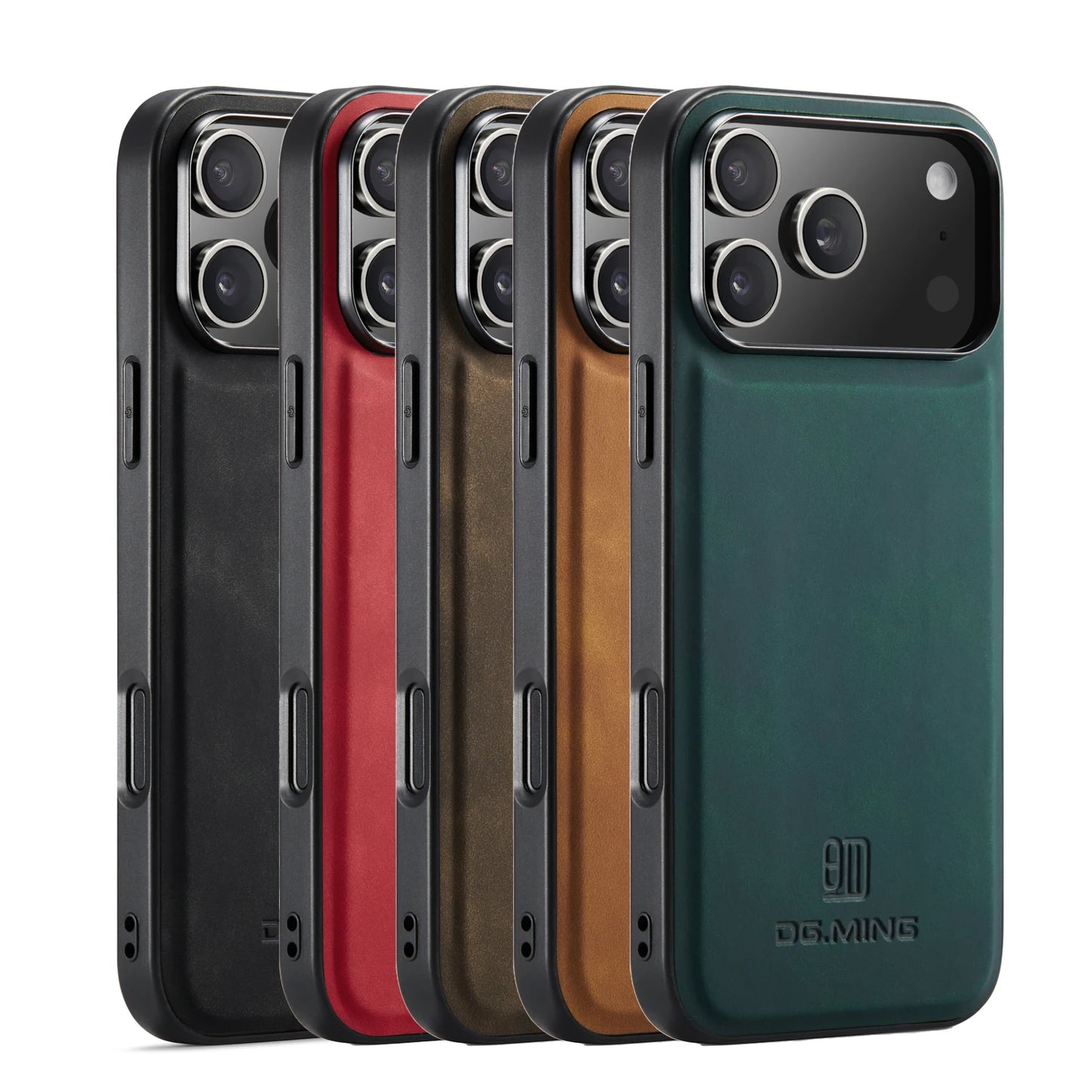 Magnetic Genuine Leather Case for iPhone 17 Pro Max 17 Air 17 Pro Cover Magnet Mag-safe Wireless Charge Shockproof Soft Shell