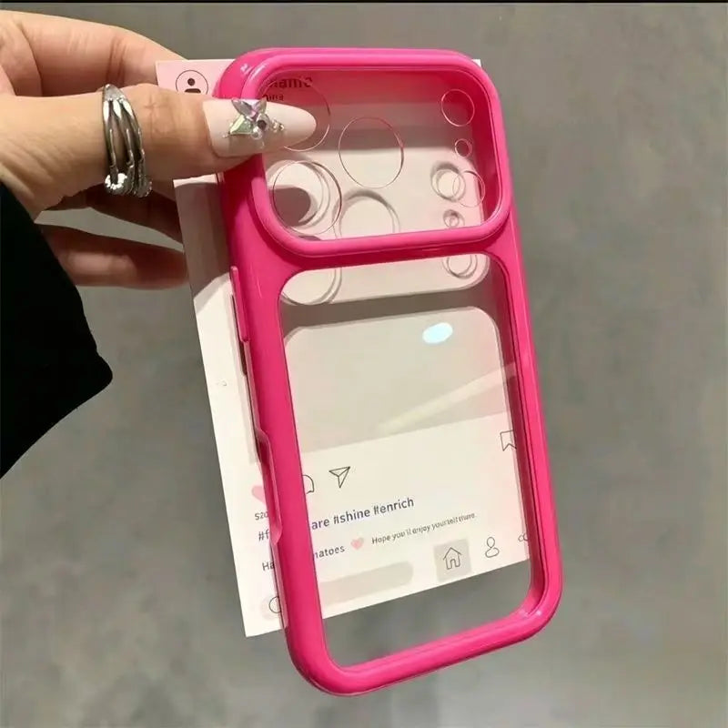 Shockproof Acrylic Clear Bumper Case - iPhone 18 Series Accessories In USA