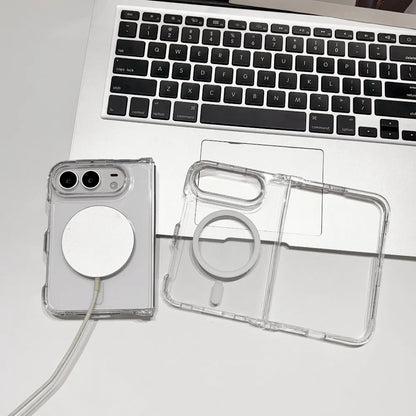 Magnetic Transparent MagSafe Fold Case - iPhone 18 Series Accessories In USA