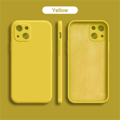 Plum red Anti Drop Case For iPhone 16 11 12 13 14 15 Pro Max 12 Mini 7 8 X XS XR Cover Coque Funda Silicone Soft TPU Back Cover