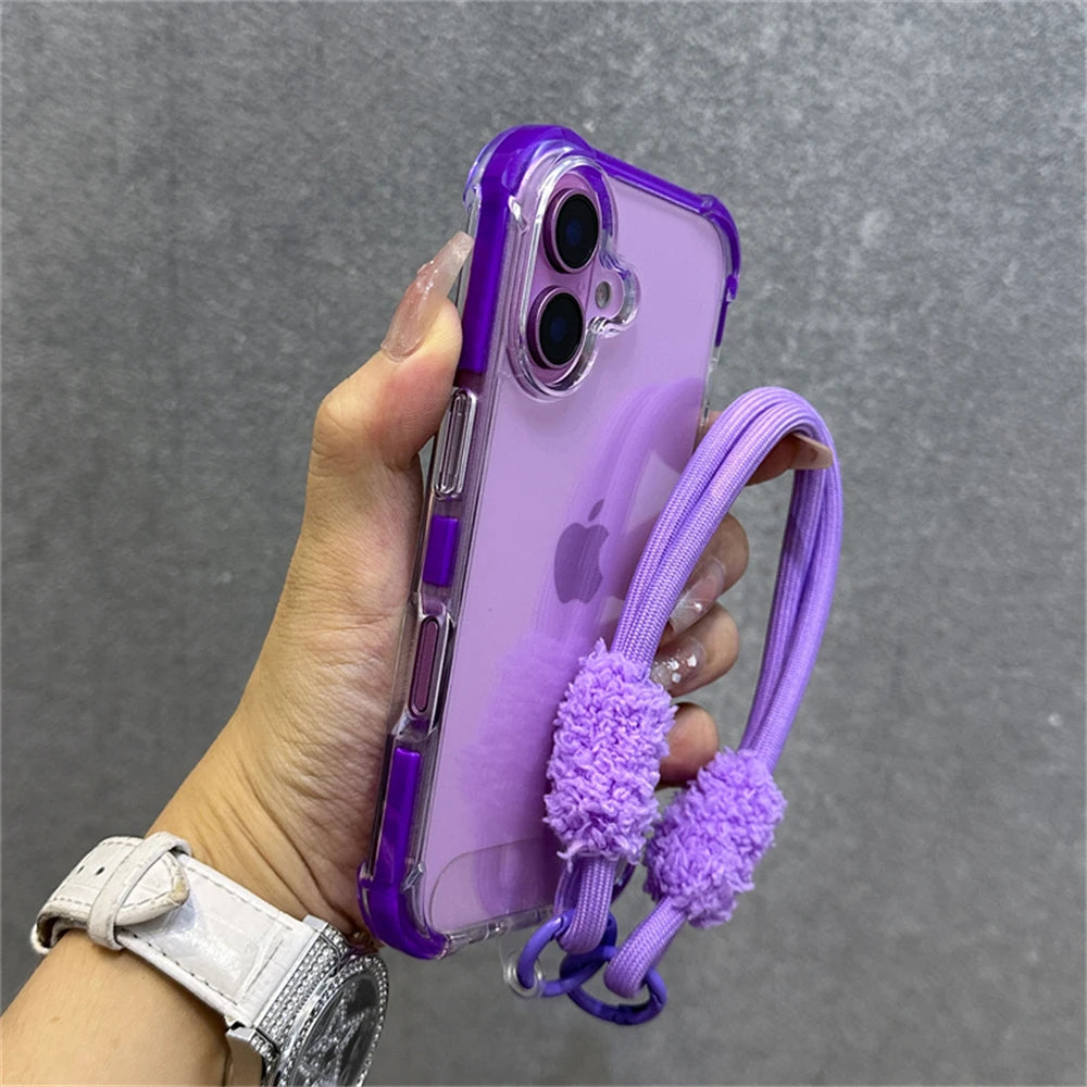 Hybrid Armor Wrist Strap Case - iPhone 18 Series Accessories In USA