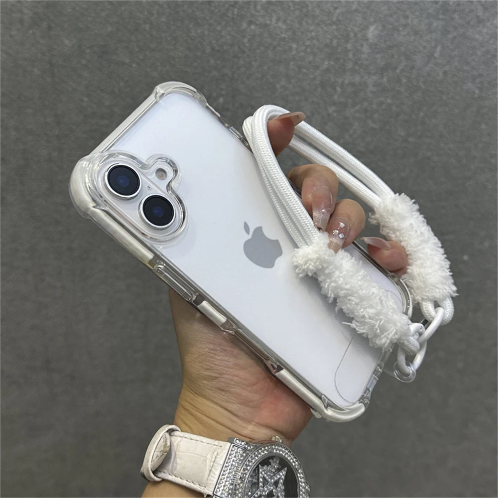 Hybrid Armor Wrist Strap Case - iPhone 18 Series Accessories In USA