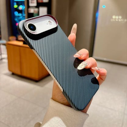 Luxury Carbon Fiber Kevlar PC Ultra-Thin Case For iPhone Air 17 16 15 14 13 Pro Max For Magsafe Magnetic Frameless Phone Cover