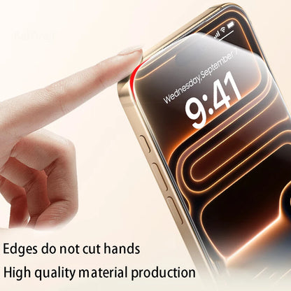 4Pcs Tempered Glass For iPhone 13 17 16 15 14 12 11 Pro Max XR X HD-Definition Screen Protector Oleophobic Coating Glass Film