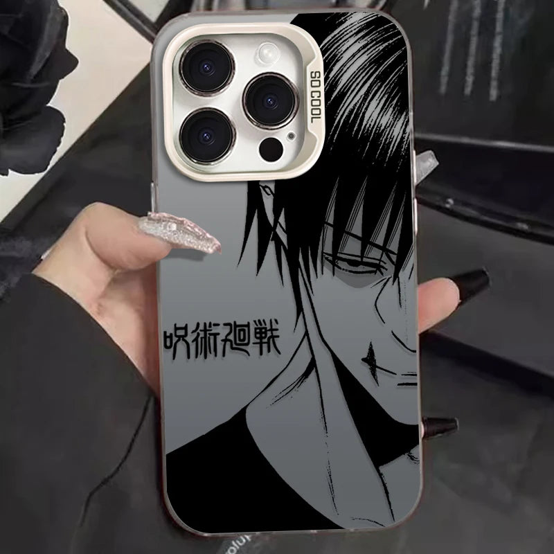 Toji Satoru Gojo Cool Hard Phone Case for IPhone 17 16 15 14 13 12 11 Pro Max Plus 17 Air 16E X XR XS Max Shockproof Back Cover