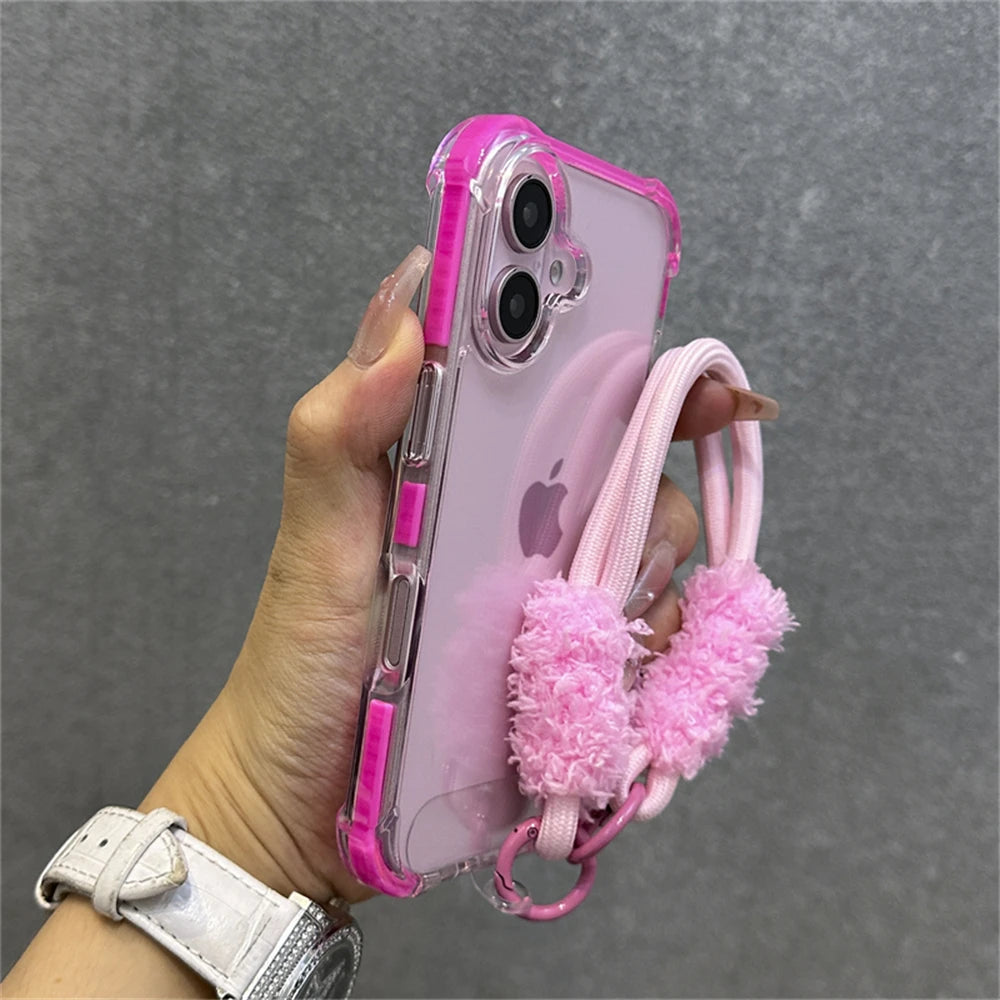 Hybrid Armor Wrist Strap Case - iPhone 18 Series Accessories In USA